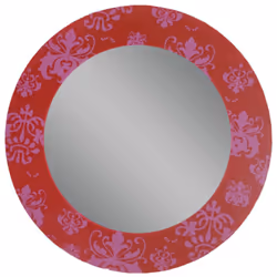 Large Wall Mirror 40cm Bedroom Bathroom Mirror Frameless Round Mirror