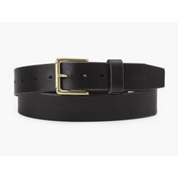 Levis Mens 100% Full Grain Bovine Leather Belt ~ Heritage regular black - 90cm