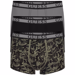 Guess 3 Pack Joe Boxer Trunks - Green Camo