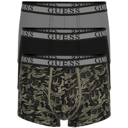 Guess 3 Pack Joe Boxer Trunks - Green Camo