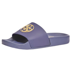 Guess 4G Logo Cave Blue Womens Beach Summer Flip Flops - 4 UK 37 EU 6.5 US