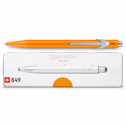 Caran d-Ache 849.530, Clip, Clip-on retractable ballpoint pen, Refillable, Blue, 1 pc(s)