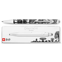 Caran d-Ache 849.754 ballpoint pen Blue Clip-on retractable ballpoint pen Medium 1 pc(s)