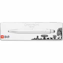 Caran d-Ache 849.754 ballpoint pen Blue Clip-on retractable ballpoint pen Medium 1 pc(s)