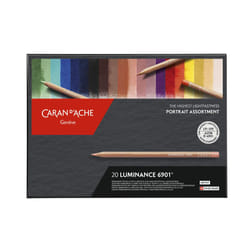 Caran d'Ache 6901 Colouring Pencils Luminance Portrait Assortment 20 C