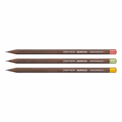 Caran d-Ache Set of 3 Nespresso Swiss Wood, Wood, Hexagonal, FSCTM, 62 mm, 20 mm, 200 mm