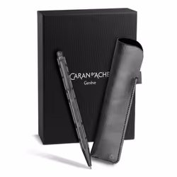 Caran d-Ache Ecridor Black Clip-on retractable ballpoint pen Medium 1 pc(s)