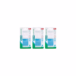 GUM Bi-Direction Interdental Brushes Pack of 6 0.9 mm Blue (Candle), Value Pack of 3 (3 x 6 Pieces)