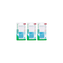 GUM Bi-Direction Interdental Brushes Pack of 6 0.9 mm Blue (Candle), Value Pack of 3 (3 x 6 Pieces)