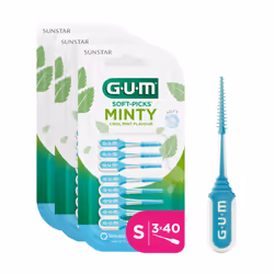 Soft-Picks Comfort Flex Mint interdental Cleaners | Refreshing Mint Flavour |Teeth Cleaning and Plaque Removal (S - [3x40] Mi ...