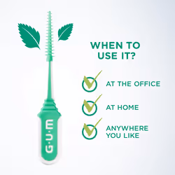 Soft-Picks Comfort Flex Mint interdental Cleaners | Refreshing Mint Flavour |Teeth Cleaning and Plaque Removal (S - [3x40] Mint)