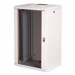 ROLINE 19-inch wall-mounted housing Pro 20 U, 600x450 WxD grey, Wall mounted rack, 20U, Key lock, Rack rails, 35 kg, Grey