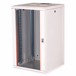 ROLINE 19-inch wall-mounted housing Pro 20 U, 600x600 WxD grey, Wall mounted rack, 20U, Key lock, Rack rails, 43 kg, Grey