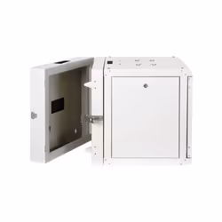 ROLINE 19-inch wall-mounted housing Pro 9 U, 600x600 WxD two-part swivelling grey