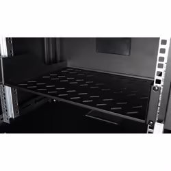 ROLINE 19-inch shelf 2 U 350 T, 25kg load capacity black