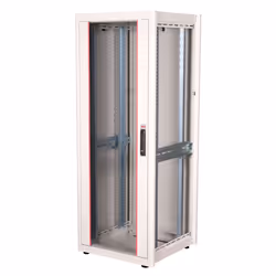ROLINE 19-inch network cabinet Basic 32 U, 600x600 WxD glass door grey