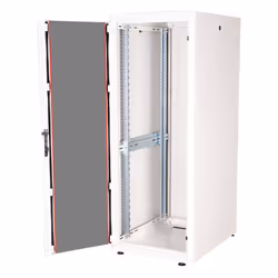 ROLINE 19-inch network cabinet Basic 32 U, 600x800 WxD glass door grey