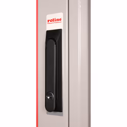 ROLINE 19-inch network cabinet Basic 32 U, 600x800 WxD glass door grey