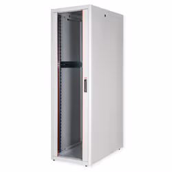 ROLINE 19-inch network cabinet Basic 42 U, 600x1000 WxD glass door grey, Freestanding rack, 42U, 600 kg, Rack rails, Adjustab ...