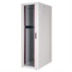 ROLINE 19-inch network cabinet Basic 42 U, 600x1000 WxD glass door grey