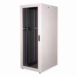 ROLINE 19-inch Network Cabinet Basic 42 U, 800x1000 WxD glass door grey, Freestanding rack, 42U, 600 kg, Rack rails, Adjustab ...