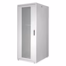 ROLINE 19-inch Server Cabinet Basic 42 U, 800x1000 WxD perforated grey, Freestanding rack, 42U, 600 kg, Rack rails, Adjustabl ...
