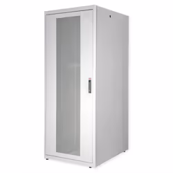 ROLINE 19-inch Server Cabinet Basic 42 U, 800x1000 WxD perforated grey, Freestanding rack, 42U, 600 kg, Rack rails, Adjustabl ...