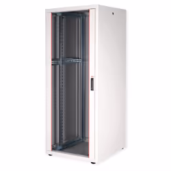 ROLINE 19-inch Network Cabinet Basic 42 U, 800x800 WxD glass door grey, Freestanding rack, 42U, 600 kg, Rack rails, Adjustabl ...