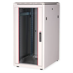 ROLINE 19-inch network cabinet Pro 22 U, 600x800 WxD glass door grey