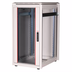 ROLINE 19-inch network cabinet Pro 22 U, 600x800 WxD glass door grey