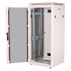 ROLINE 19-inch Network Cabinet Pro 26 U, 600x600 WxD glass door grey