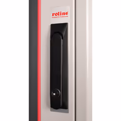 ROLINE 19-inch Network Cabinet Pro 26 U, 600x600 WxD glass door grey