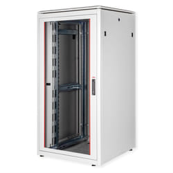 ROLINE 19-inch network cabinet Pro 32 U, 800x800 WxD glass door grey