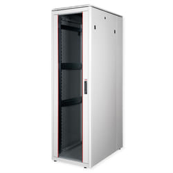 ROLINE 19-inch Network Cabinet Pro 42 U, 600x1000 WxD glass door grey