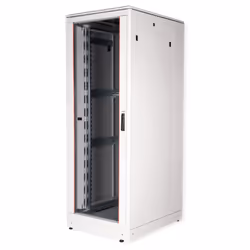 ROLINE 19-inch Network Cabinet Pro 42 U, 800x1000 WxD glass door grey, Freestanding rack, 42U, 600 kg, Rack rails, Adjustable ...