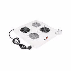 ROLINE 19-inch roof fan unit 2 fans, grey, Cooling fan, Grey, 2 fan(s), Type F, 431 mm, 416 mm
