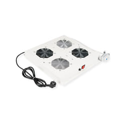 ROLINE 19-inch roof fan unit 2 fans, grey