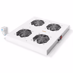 ROLINE 19-inch roof fan unit 4 fans, grey, Cooling fan, Grey, 4 fan(s), Type F, 431 mm, 416 mm