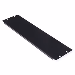 ROLINE 19-inch blanking panel 3U black, Blank panel, Black, Steel, 3U, 480 mm, 133 mm