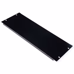ROLINE 19-inch blind panel 4U black, Blank panel, Black, Steel, 4U, 480 mm, 175 mm