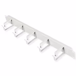 ROLINE 19-inch patch panel 1U, 40x60mm grey, Cable duct, Grey, Steel, 1U, 480 mm, 44 mm