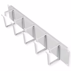 ROLINE 19-inch patch panel 2 U, 85x60mm grey, Cable duct, Grey, Steel, 2U, 480 mm, 85 mm