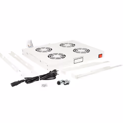 ROLINE 19-inch roof fan unit 4 fans, Thermostat grey