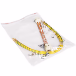 ROLINE Potential equalisation rail, 220mm incl. earthing cable, Rack earthing kit, Multicolour, 220 mm, 25 mm, 25 mm, 75 g