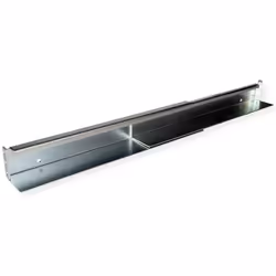 ROLINE Slide rail set variable depth, 350 to 600mm incl mounting material, Rack rail kit, Silver, Steel, 100 kg, 44 mm, 350 m ...