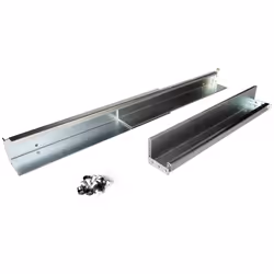 ROLINE Slide rail set variable depth, 350 to 600mm incl mounting material
