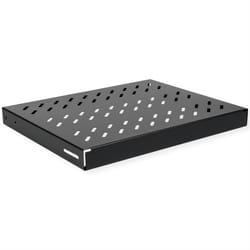 ROLINE 19-inch shelf 1 U, 350 T 50 kg black