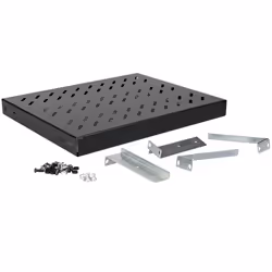 ROLINE 19-inch shelf 1 U, 350 T 50 kg black