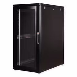 ROLINE 19-inch server rack Pro 26 U, 600x1000 WxD black, Freestanding rack, 26U, 1000 kg, Adjustable feet, 82 kg, Black