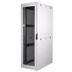 ROLINE 19-inch server rack Pro 42 U, 600x1000 WxD grey Plexiglas, Freestanding rack, 42U, 1000 kg, Adjustable feet, 100 kg, G ...